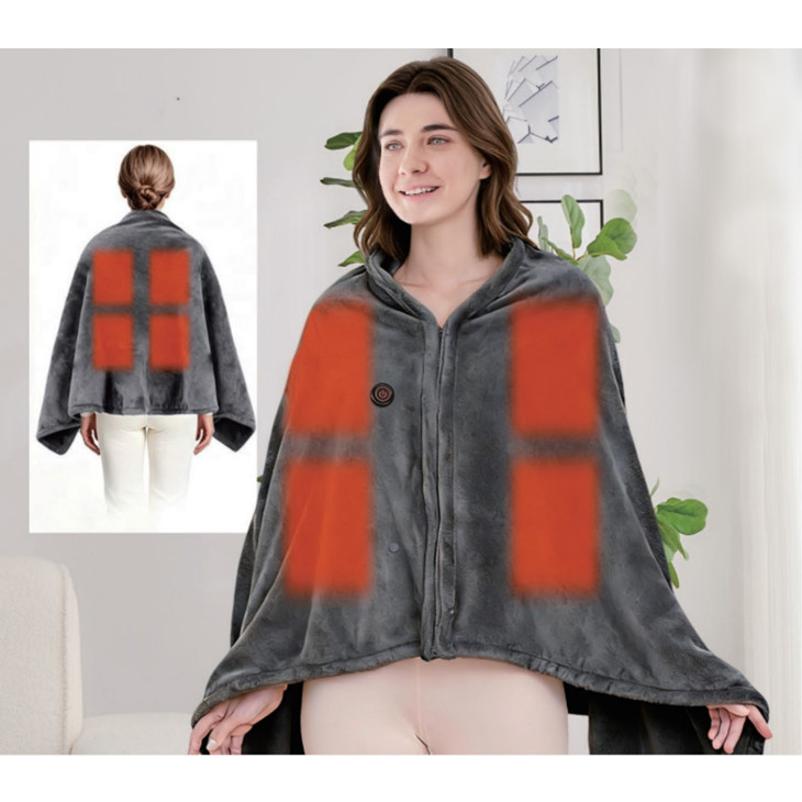 USB Heated Poncho